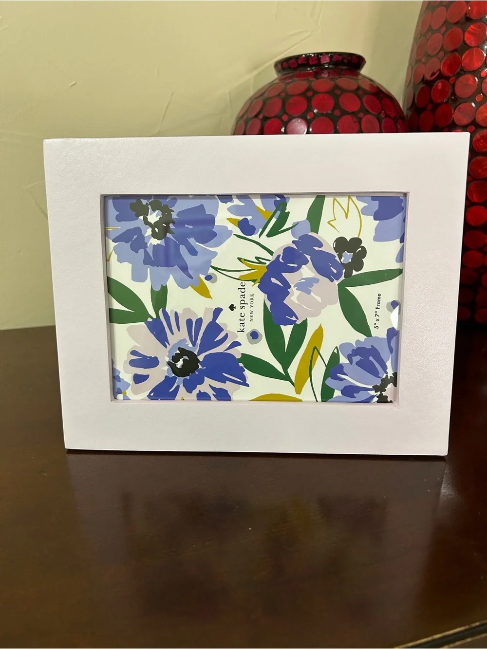 kate spade Festival Floral Leatherette Picture Frame 5 x 7 inch